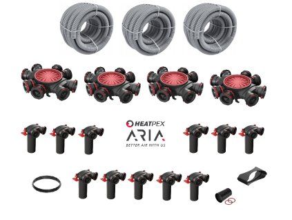 Sada rekuperácie 140m² HEATPEX Aria OneClick® technology