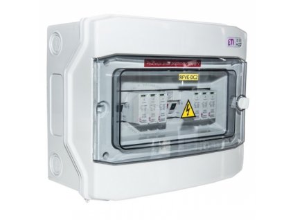 Rozvádzač FVE/RV DC s prepäť. ochranou T2 pre 2 STRINGY