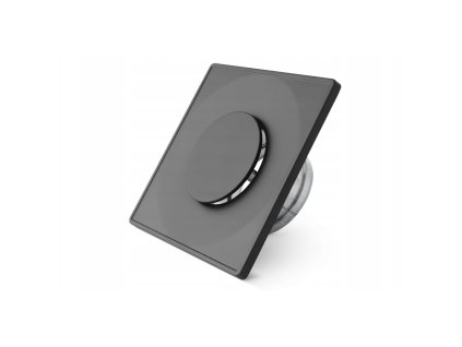 Anemostat Štvorcový DARCO VENTLAB s rámom Čierny