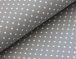 2. Bavlna - Bílý mini puntík na šedé