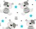 3. Bavlna - Cute Teddy tyrkys