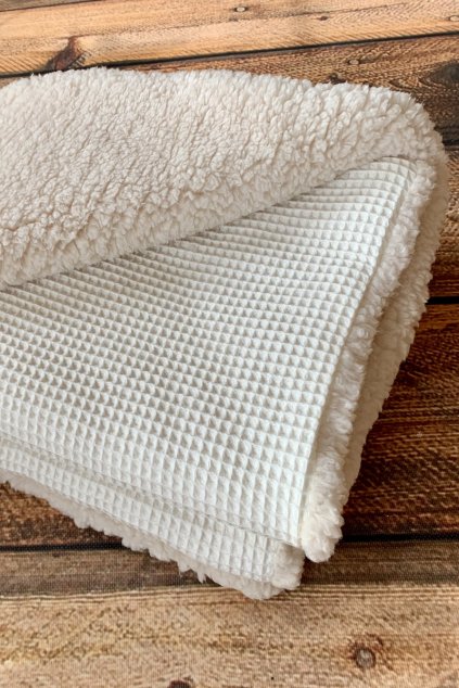 decka zimní s beránkem