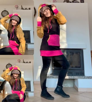 Polární záře nás inspirovala k dalším barevným variantám ✨ Mikinošaty LIMITKA v tmavší variantě jsou tu …. během dneška...