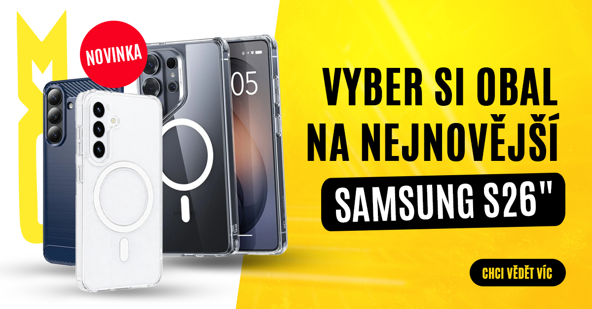 Vyber si obal pro nejnovější Samsung Galaxy S26