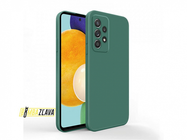 Liquid silikonový obal pro Samsung - tmavě zelený