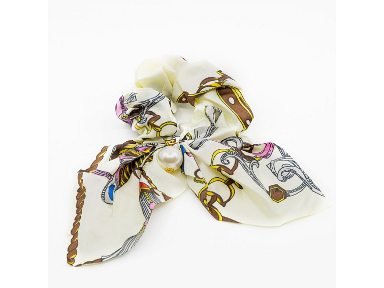 Gumička Bow smetanová