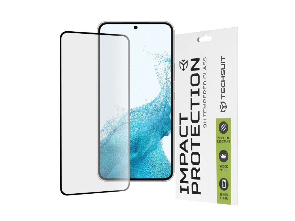 17101 techsuit 111d full cover celopolepene tvrdene sklo samsung galaxy s22 5g s23 cierna