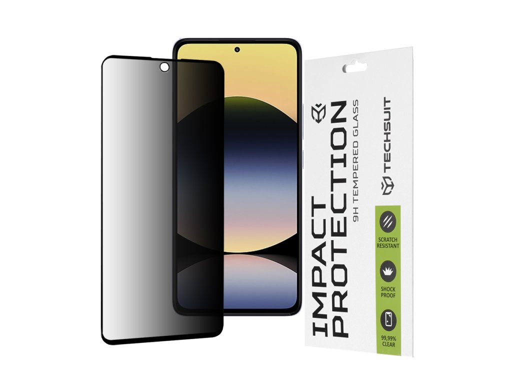 53511 2 techsuit 111d privacy full glue tvrdene sklo pre xiaomi redmi note 14 4g redmi note 14 5g cierne black