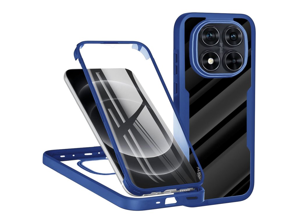49503 techsuit colorverse 360 series screen protector obal so sklom xiaomi redmi note 14 pro note 14 pro poco x7 modry