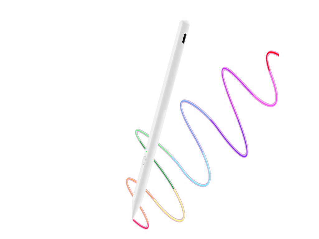 48825 techsuit stylus pero ax10 pre ipad bluetooth type c palm rejection snimanie naklonenia 130mah 5v 0 2a biela