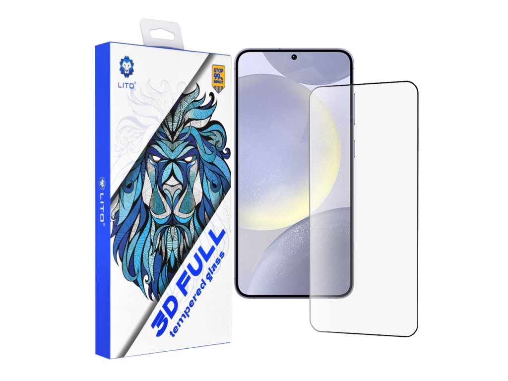 65997 lito 3d full ultra thin ochranne sklo na samsung galaxy s24 plus cierne