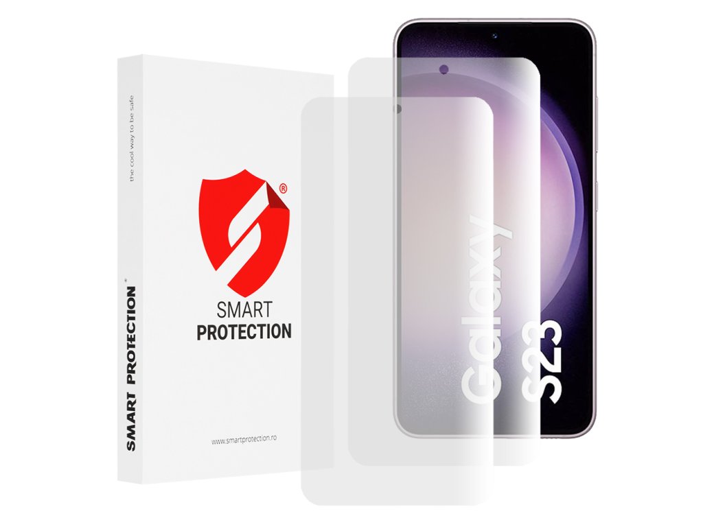 64158 smart protection premium classic 2 pack ochranna folia na samsung galaxy s23 cira