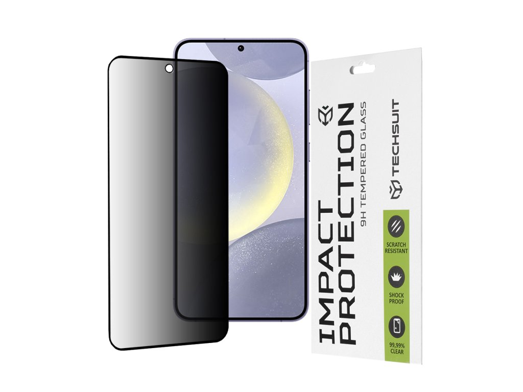64863 techsuit 111d privacy full glue ochranne sklo na samsung galaxy s24 plus s25 plus cierne