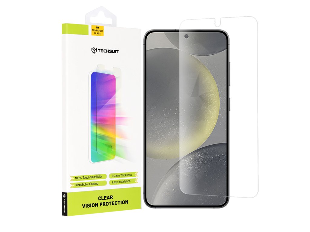 64695 techsuit clear vision glass ochranne sklo na samsung galaxy s24 priehladne