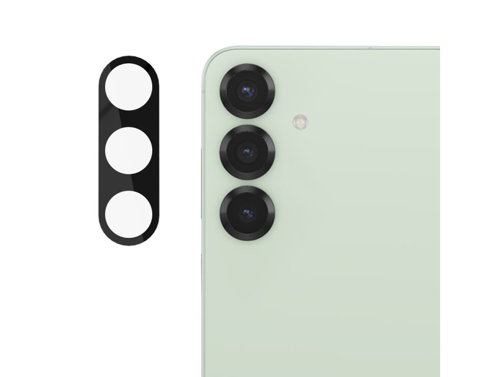 75603 techsuit full camera glass ochranne sklo fotoaparatu pre samsung galaxy s25 plus cierne