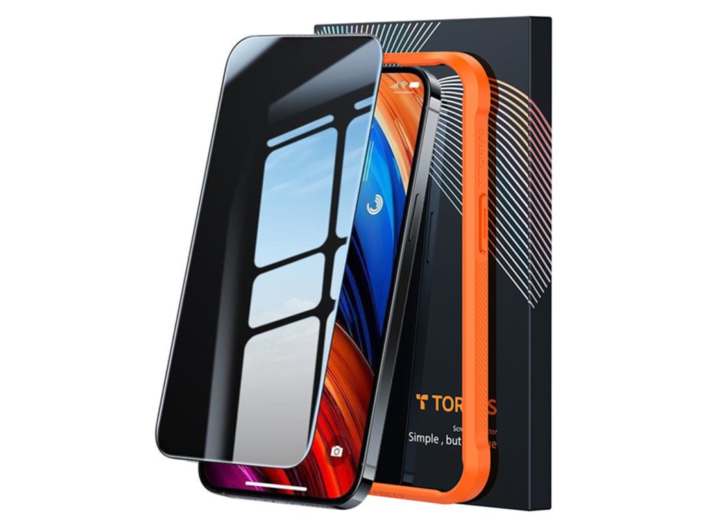 58980 torras glassgo epic privacy ochranne sklo na iphone 15 pro cierne