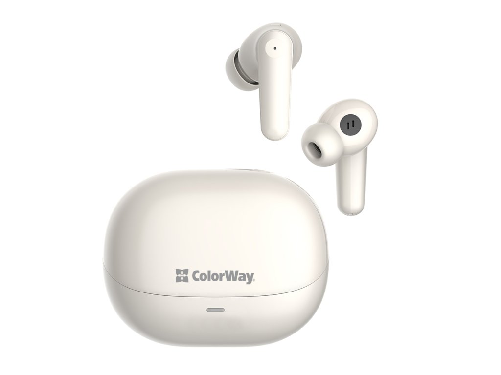 83016 colorway bezdrotove sluchadla slim tws 1 cw tws1be bluetooth 5 3 tws intuitivne ovladanie priestorovy zvuk 400mah usb c bezove