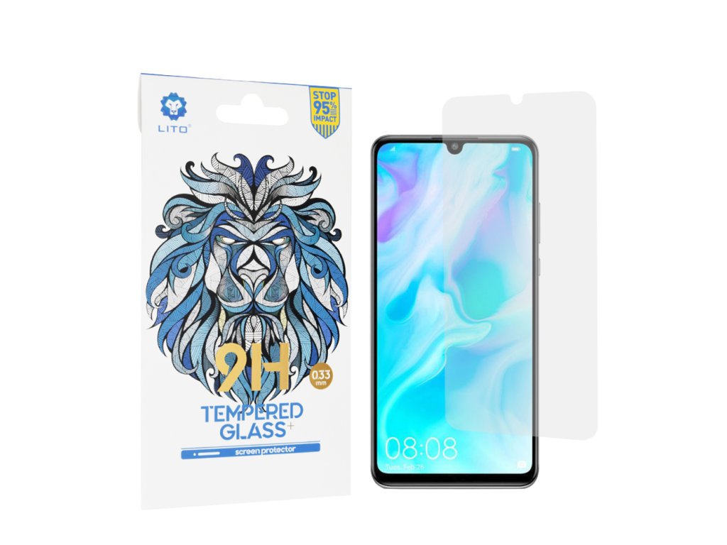 76197 lito 2 5d classic glass tvrdene sklo pre huawei p30 lite p30 lite new edition priehladne