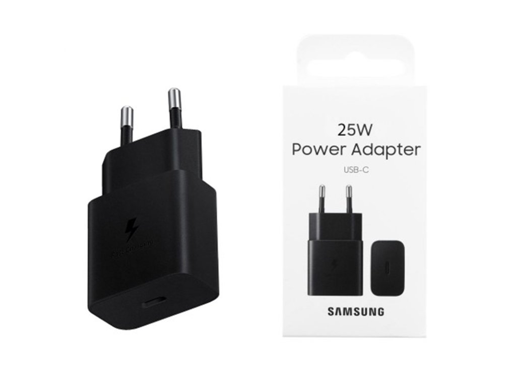 82143 samsung ep t2510nbegww originalna sietova nabijacka usb c 25w super fast charging cierna blister