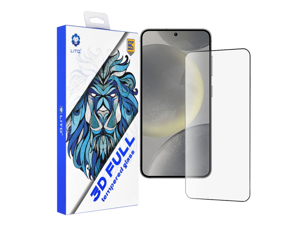 88227 lito 3d full ultra thin ochranne sklo samsung galaxy s24 cierne