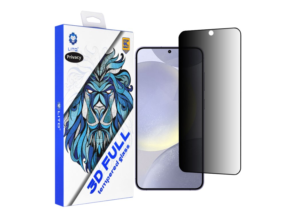 88980 lito 3d full cover ochranne sklo pre samsung galaxy s24 plus s25 plus privacy