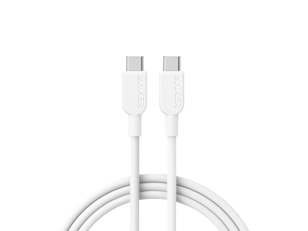 91116 anker datovy kabel type c na type c 240 w 1 8 m biely