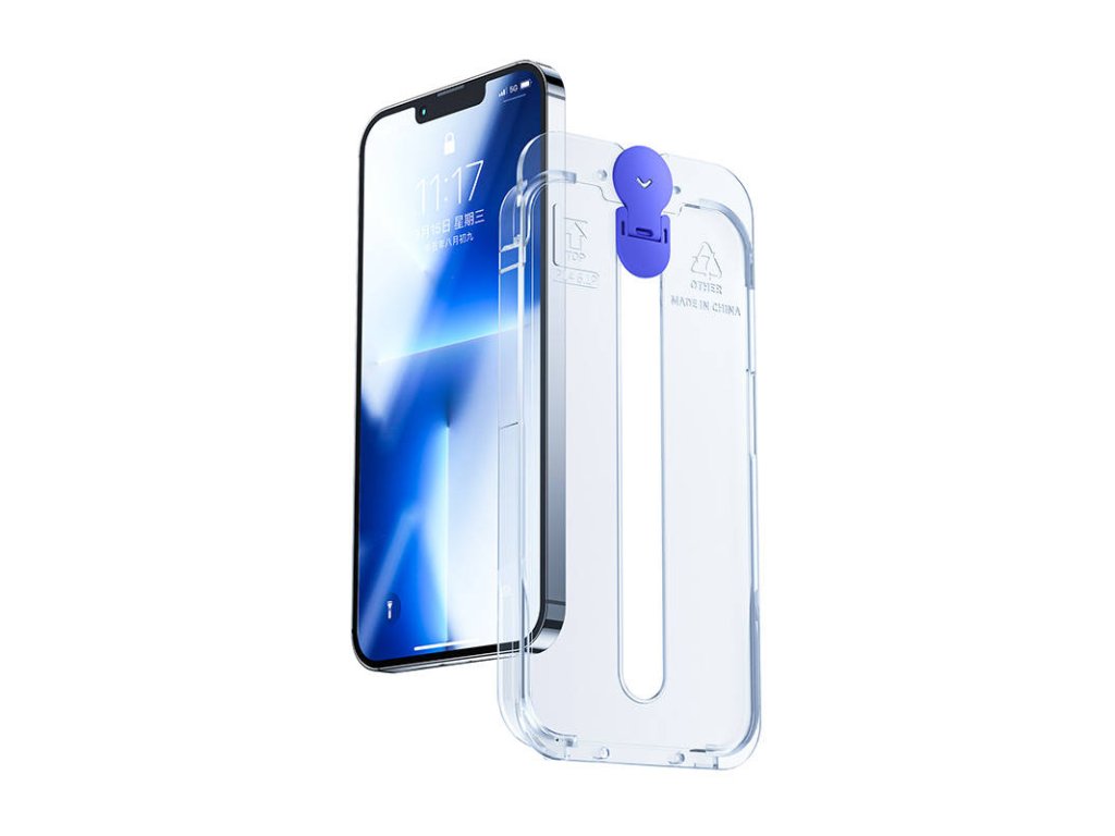 29899 joyroom celoplosne tvrdene sklo easy fit jr h09 pre apple iphone 14 6 1 palca