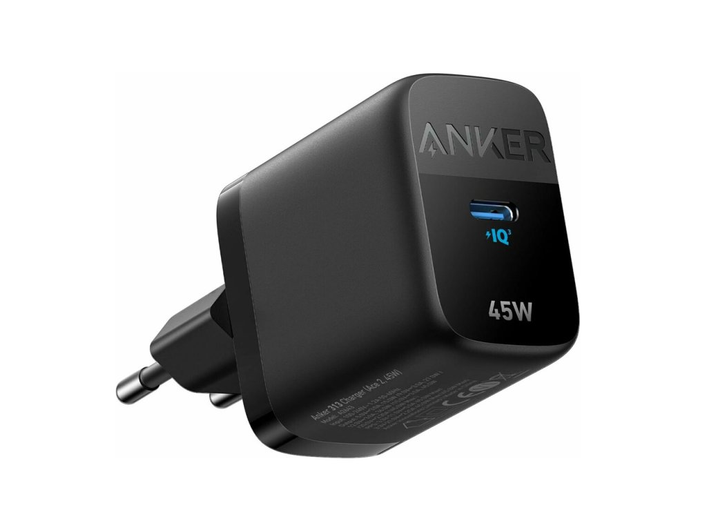 40946 anker nabijacka do zasuvky 230v a2643g11 type c rychle nabijanie 45w cierna