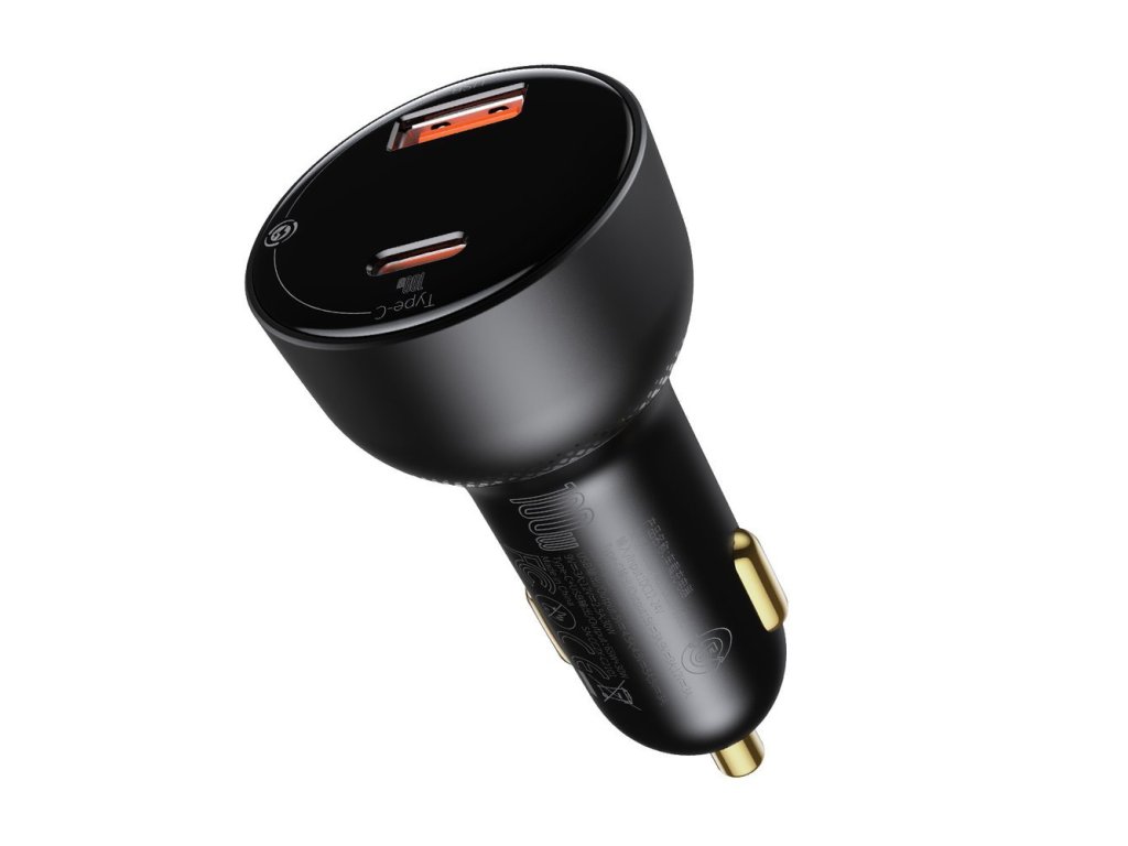40694 baseus autonabijacka supreme cczx 01 usb type c super rychle nabijanie 100w cierna