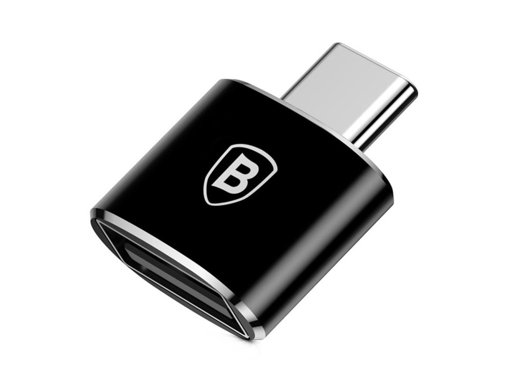 37919 baseus otg adapter catotg 01 usb 2 0 na type c 480mbps 2 4a cierny