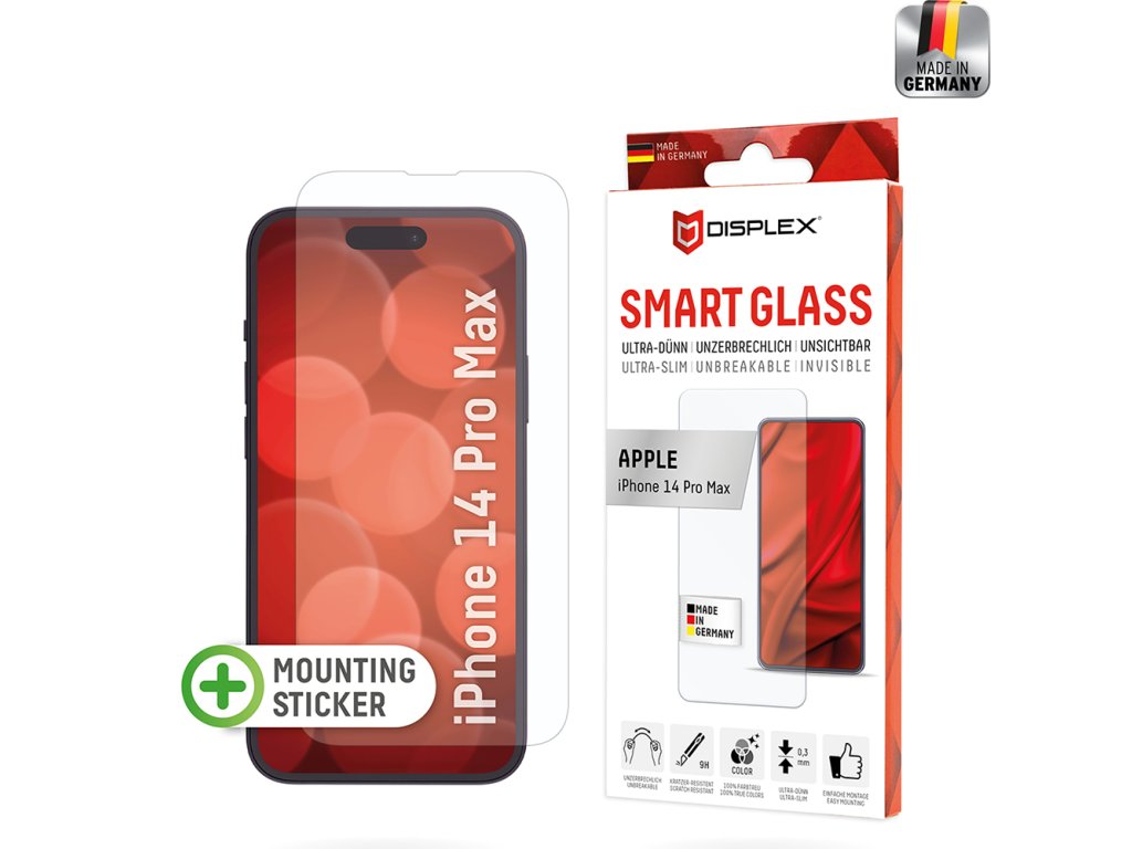 37609 displex premium smart ochranne flexisklo iphone 14 pro max ciry