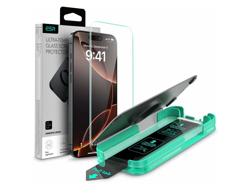 50934 esr armorite tvrdene sklo pre iphone 16 pro max cire