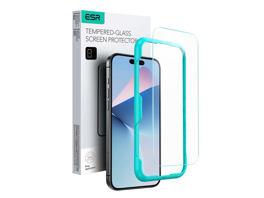 47769 1 esr tempered glass tvrdene sklo na iphone 16 priehladne