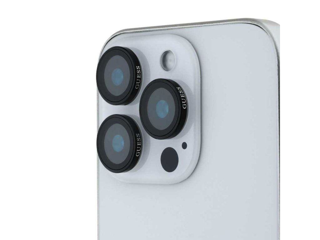49560 guess protective lens ochranne sklo na objektiv kamery gucl163sagk iphone 16 pro iphone 16 pro max kovovo cierne