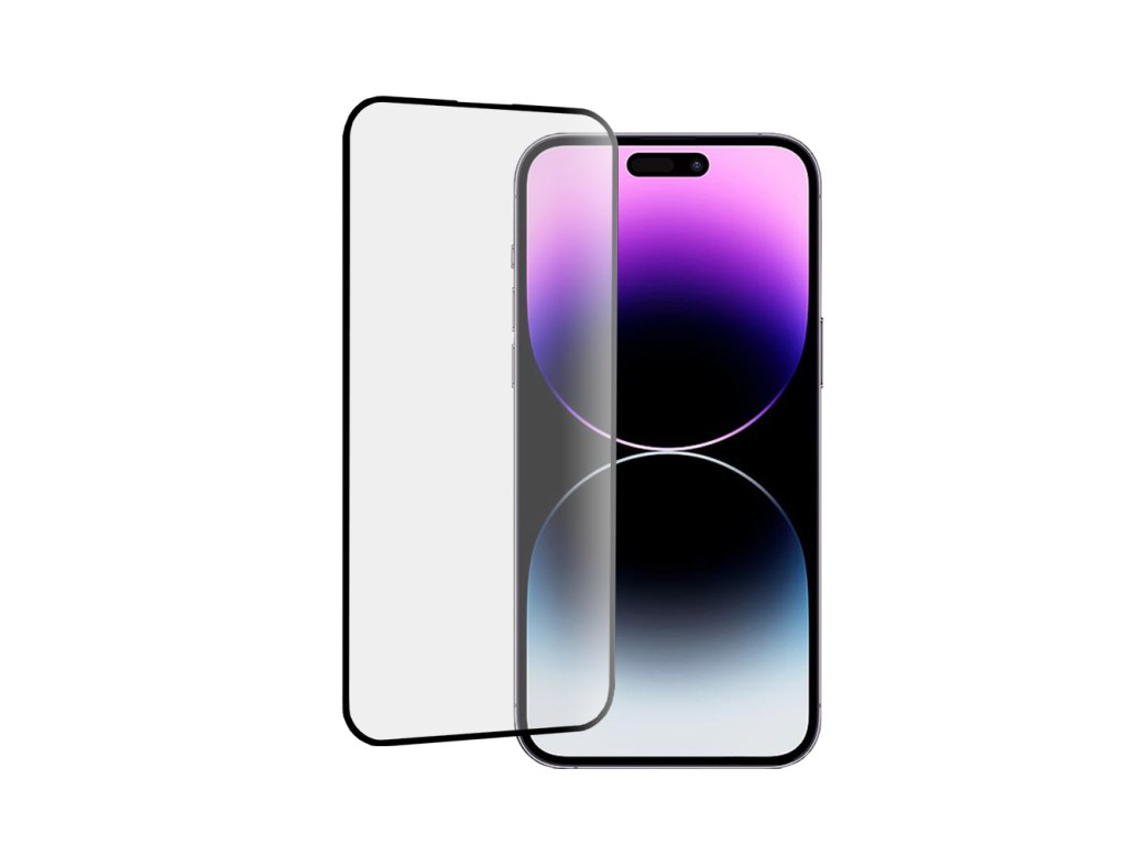 12811 mocolo 3d zakrivene sklo s celoplosnym lepenim iphone 14 pro max cierne