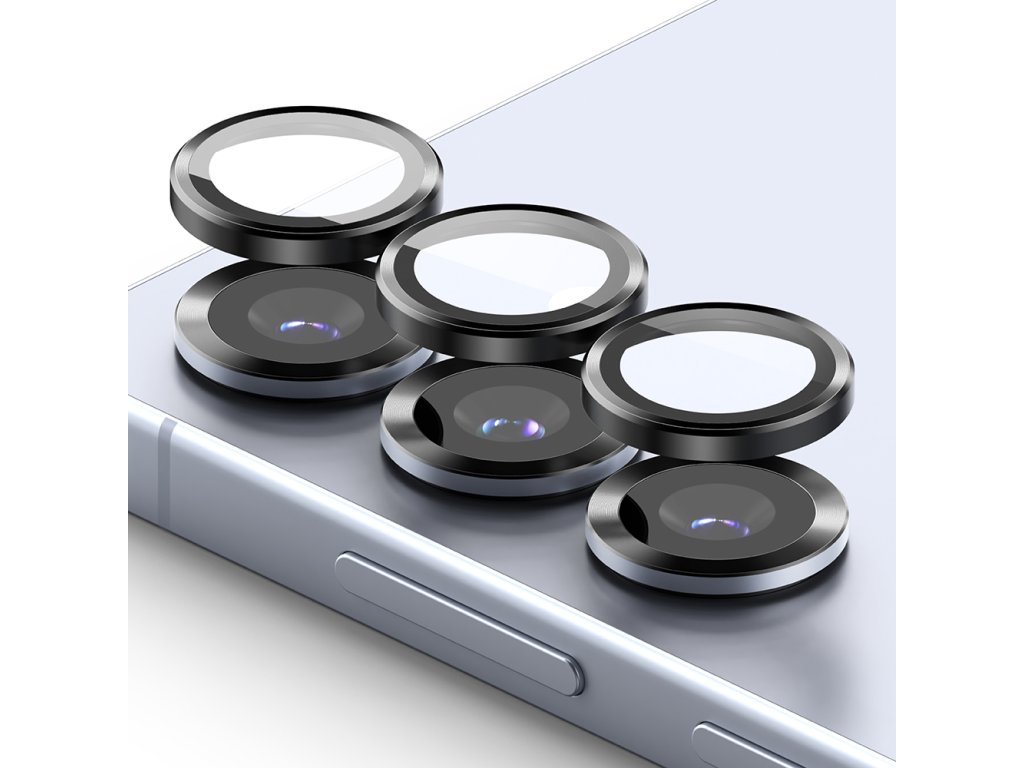 53883 ringke camera lens frame glass ochranne sklo objektivu pre samsung galaxy s25 plus cierne
