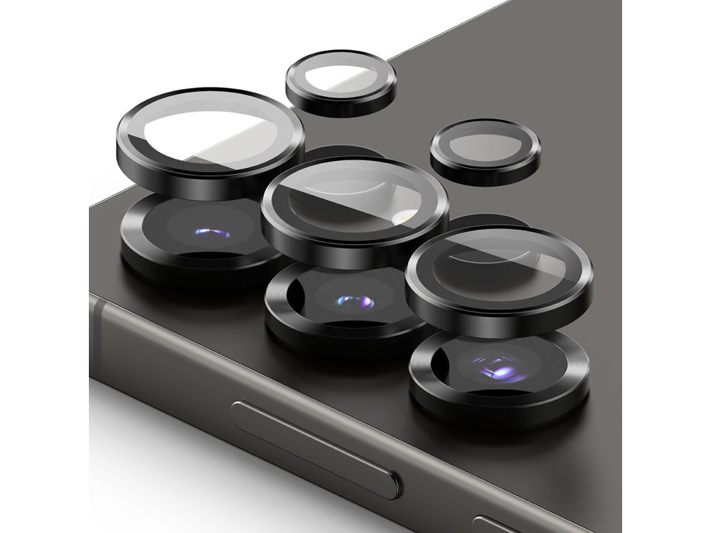 53880 ringke camera lens frame glass ochranne sklo objektivu pre samsung galaxy s25 ultra cierne