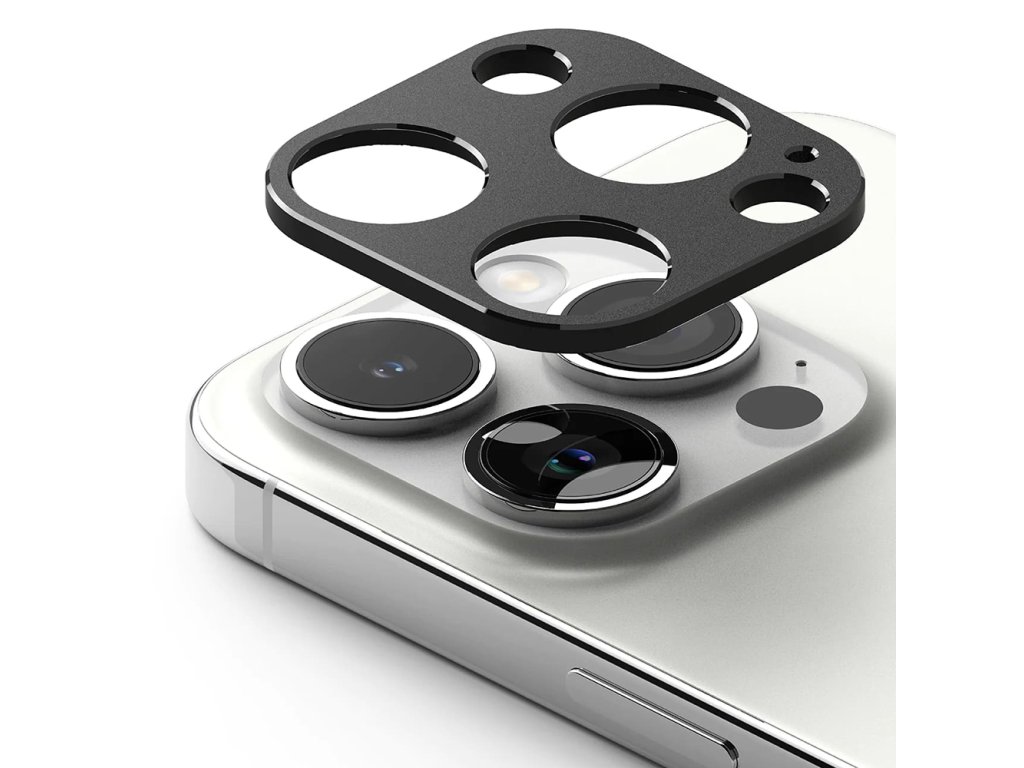 49737 ringke camera styling ochranny ramik kamery pre iphone 15 pro iphone 15 pro max cierny