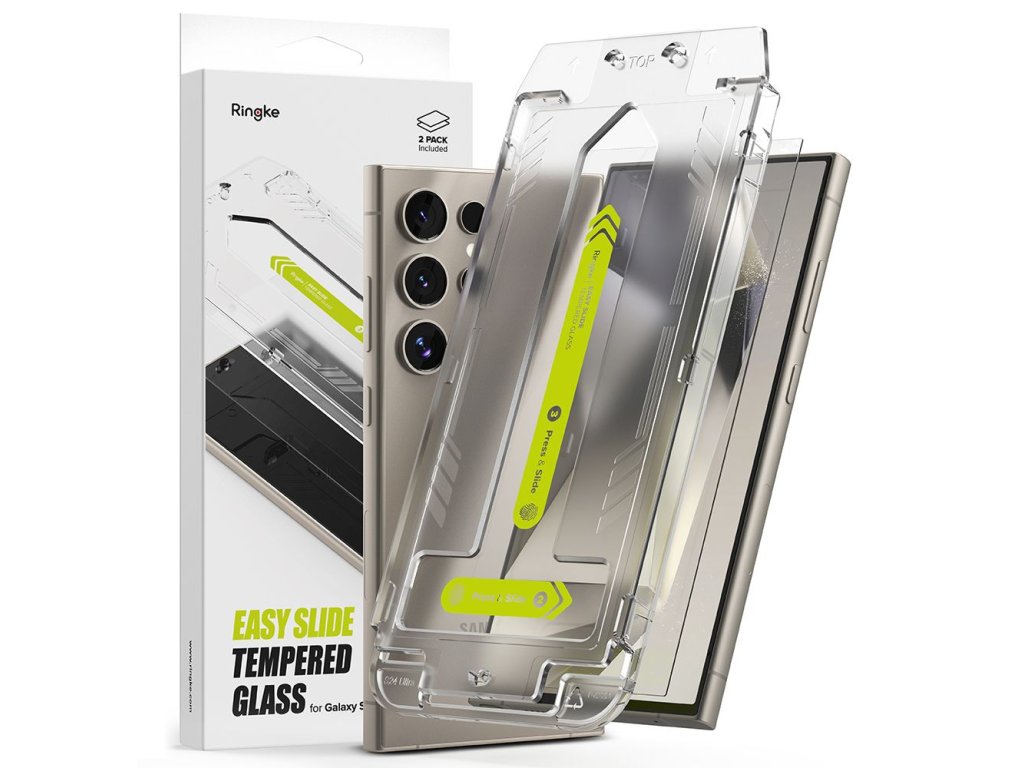 36694 ringke easy slide tvrdene sklo 2 ks pre samsung galaxy s24 ultra priehladne