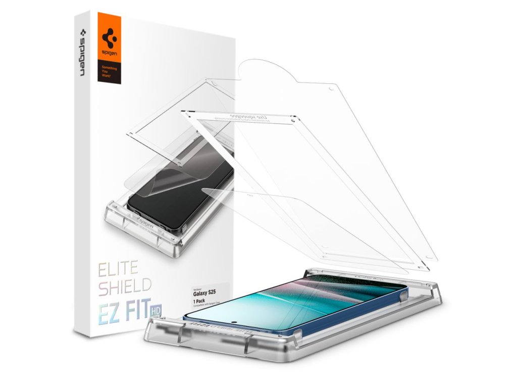 57873 spigen ochranna folia elite shield ez fit hd pre samsung galaxy s25 cira