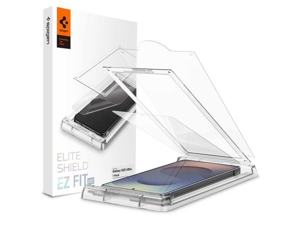 57876 6 spigen ochranna folia elite shield ez fit hd pre samsung galaxy s25 ultra cira