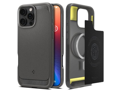 51534 spigen rugged armor magsafe puzdro pre iphone 16 pro sive