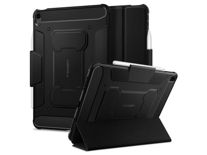 10258 spigen rugged armor pro ochranny obal pre apple ipad air 4 2020 cierna