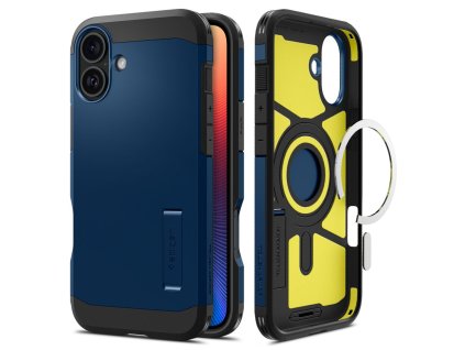 39503 1 spigen tough armor magsafe extra odolny kryt pre iphone 16 namornicka modra