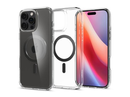 51681 spigen ultra hybrid magsafe puzdro pre iphone 16 pro karbonovy vzor carbon fiber