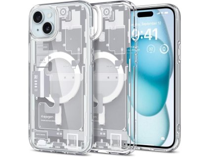 28837 spigen ultra hybrid magsafe zero one kryt na iphone 15 biela