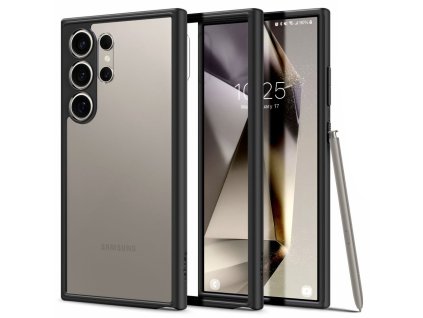36634 spigen ultra hybrid ochranne puzdro pre samsung galaxy s24 ultra matna cierna