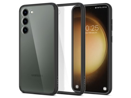 12163 spigen ultra hybrid ochranny obal na samsung galaxy s23 matna cierna