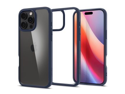 51645 spigen ultra hybrid puzdro pre iphone 16 pro tmavomodra navy blue