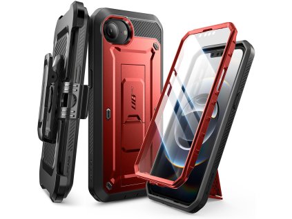 57462 7 supcase kryt unicorn beetle pro pre iphone 16e cervenkasty